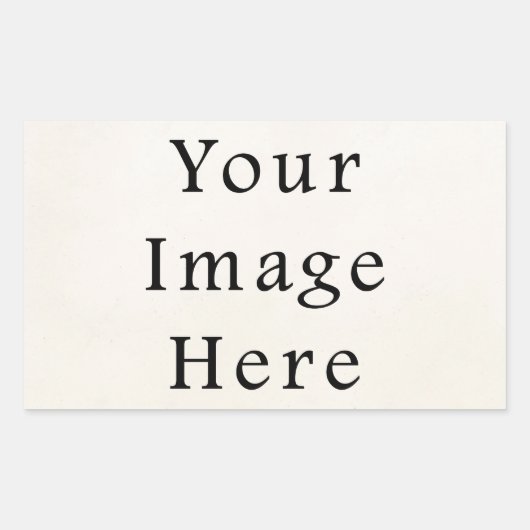 Stickers Rectangle carré Personnalisés (Devant)