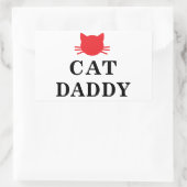 Stickers Rectangle Chat Daddy (Sac)