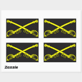 Stickers Rectangle Classic Sabres (Feuille)