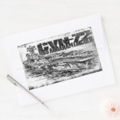 Stickers Rectangle CVN-72 Abraham Lincoln (Enveloppe)