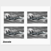 Stickers Rectangle d'aigle F-15E (Feuille)
