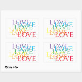 Stickers Rectangle d'AMOUR DE PLANCHE (Feuille)