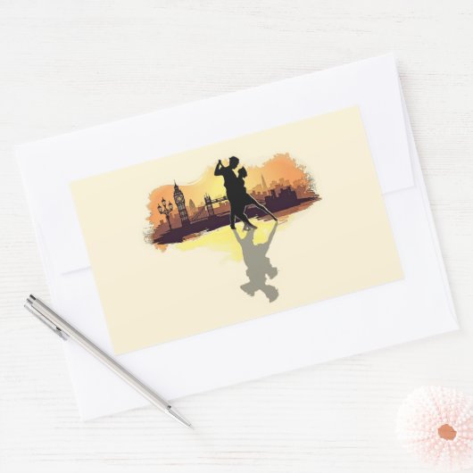 Stickers Rectangle dansant (Enveloppe)