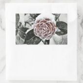 Stickers Rectangle de dessin de Rose Neige Congelé (Sac)