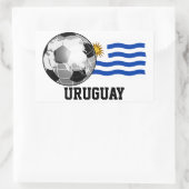 Stickers rectangle de football Uruguay (Sac)