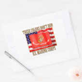 Stickers Rectangle du Marine Corps américain (Enveloppe)