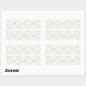 Stickers Rectangle en LACE BATTENBURG (Feuille)