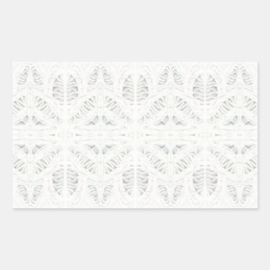 Stickers Rectangle en LACE BATTENBURG (Devant)