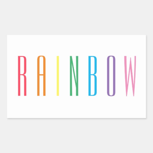 Stickers Rectangle EN PANNEAU (Devant)