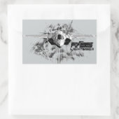 Stickers rectangle F-35 Lightning II (Sac)