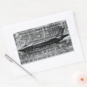 Stickers rectangle F-35 Lightning II (Enveloppe)