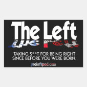 Stickers Rectangle - Gauche, Défini... (Devant)