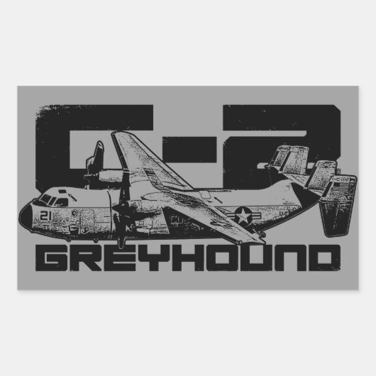 Stickers Rectangle gris C-2 (Devant)