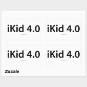 Stickers Rectangle iKid 4.0 (Feuille)