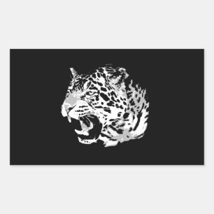 Stickers Rectangle Jaguar
