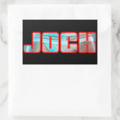 Stickers Rectangle JOCK (Sac)