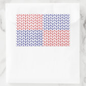 Stickers Rectangle KNIT AMÉRICAIN (Sac)
