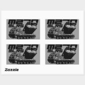 Stickers Rectangle M270 MLRS (Feuille)
