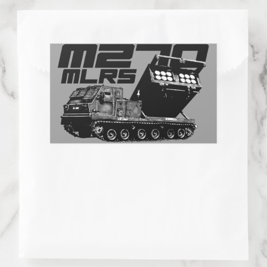 Stickers Rectangle M270 MLRS (Sac)