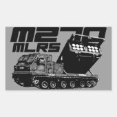 Stickers Rectangle M270 MLRS (Devant)