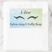 Stickers Rectangle, Matte, 4,5 x 2,7 pouces (feuil (Sac)