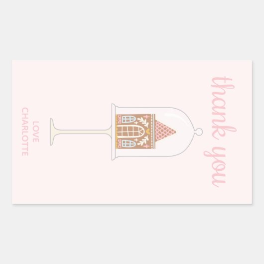 Stickers Rectangle Merci de la fête du pain d'épic (Devant)