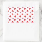 Stickers Rectangle MINI COEURS (Sac)