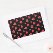 Stickers rectangle MINI HEARTS II (Enveloppe)