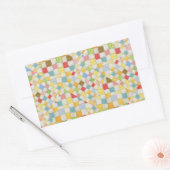 Stickers Rectangle MOSAIC QUILT (Enveloppe)