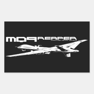 Stickers Rectangle MQ-9