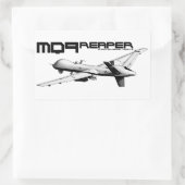 Stickers Rectangle MQ-9 (Sac)