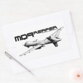 Stickers Rectangle MQ-9 (Enveloppe)