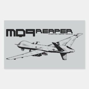 Stickers Rectangle MQ-9