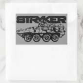 Stickers Rectangle Stryker (Sac)