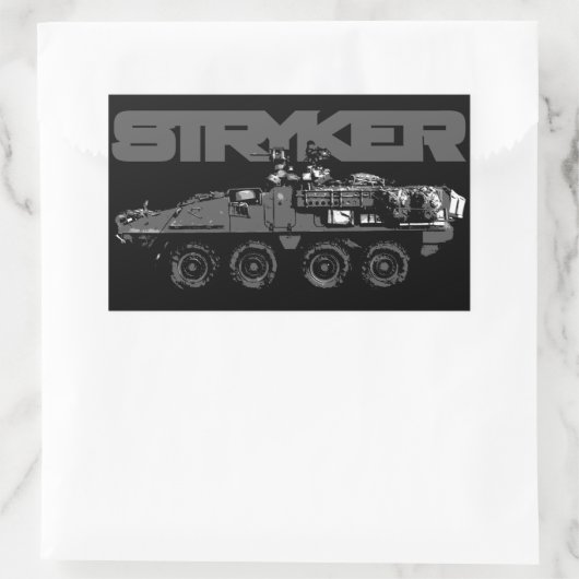 Stickers Rectangle Stryker (Sac)