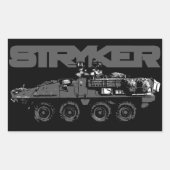 Stickers Rectangle Stryker (Devant)