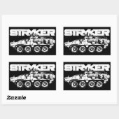Stickers Rectangle Stryker (Feuille)