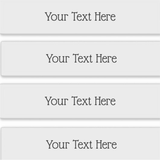 Stickers Rectangle transparent (Devant)
