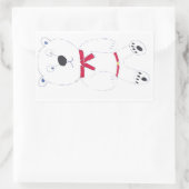 Stickers rectangulaires Barry Bear (Sac)