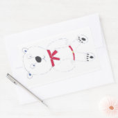 Stickers rectangulaires Barry Bear (Enveloppe)