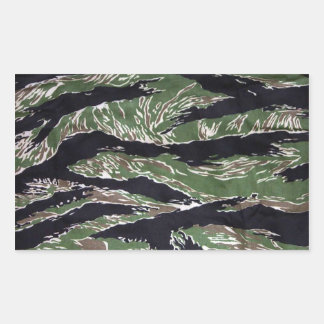 Stickers Rectangulaires Camo Tiger Strier