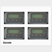 Stickers rectangulaires de pager (Feuille)