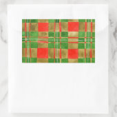 Stickers rectangulaires GREGOR TARTAN MAC (Sac)