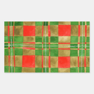 Stickers rectangulaires GREGOR TARTAN MAC