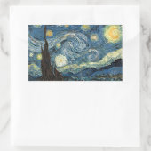 Stickers rectangulaires nocturnes Vangogh Starry (Sac)