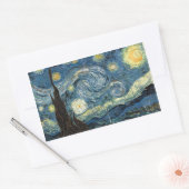 Stickers rectangulaires nocturnes Vangogh Starry (Enveloppe)