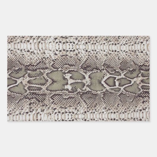 Stickers rectangulaires pour la peau de serpent (Devant)