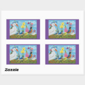 stickers rectangulaires Spring Parade (Feuille)