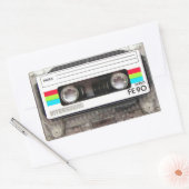 Stickers rectangulaires sur bande de cassette (Enveloppe)