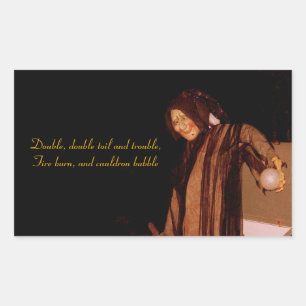 Stickers rectangulaires 'The Witch'